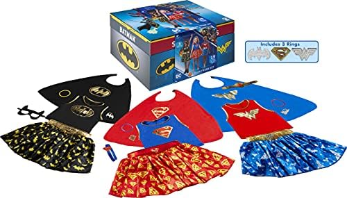 DC Super Hero Trunk Set for Kids Wonder Woman Batman Superman