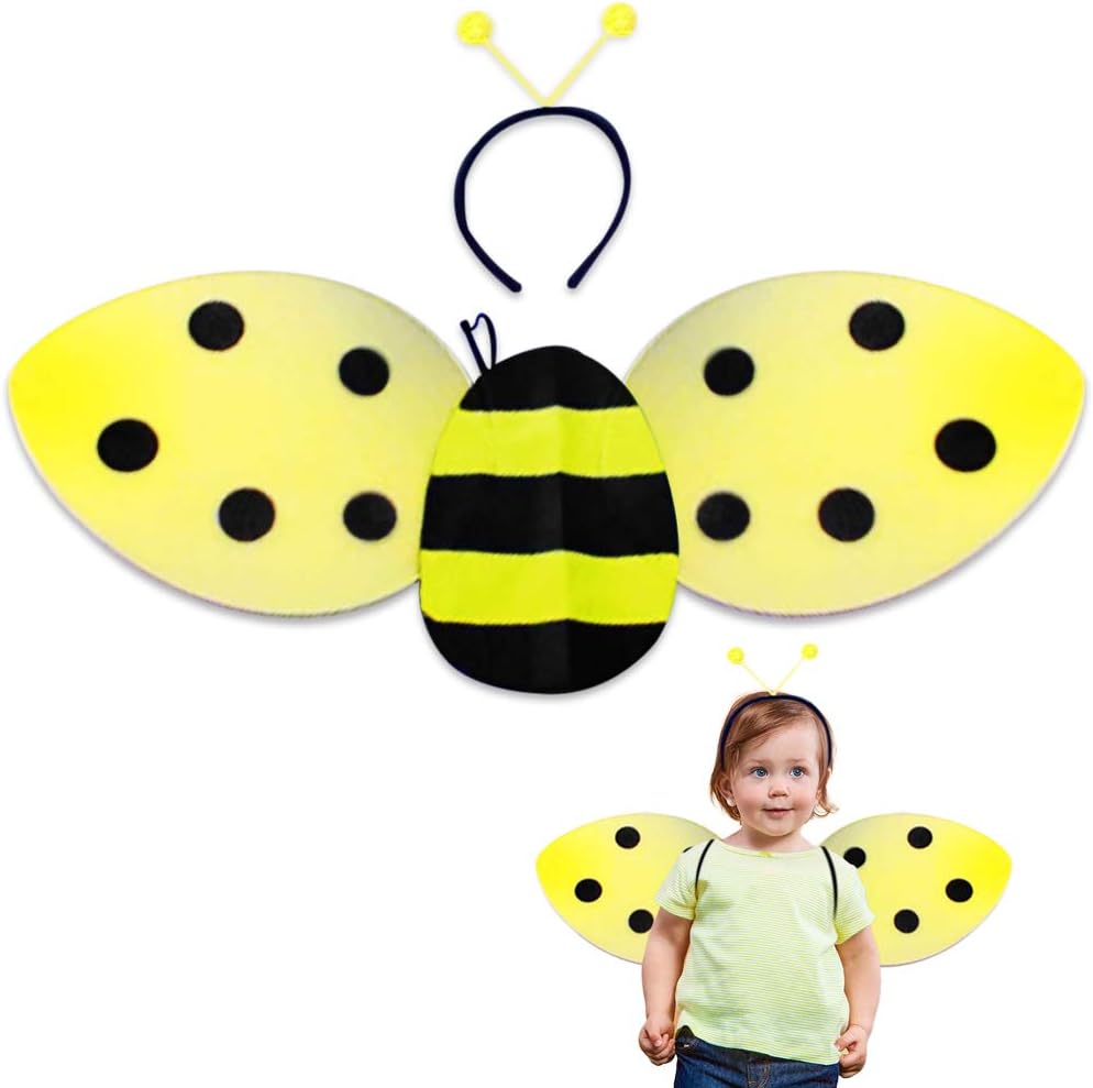 ArtCreativity Bee Costume for Kids Honeybee Set with Wings Antenna