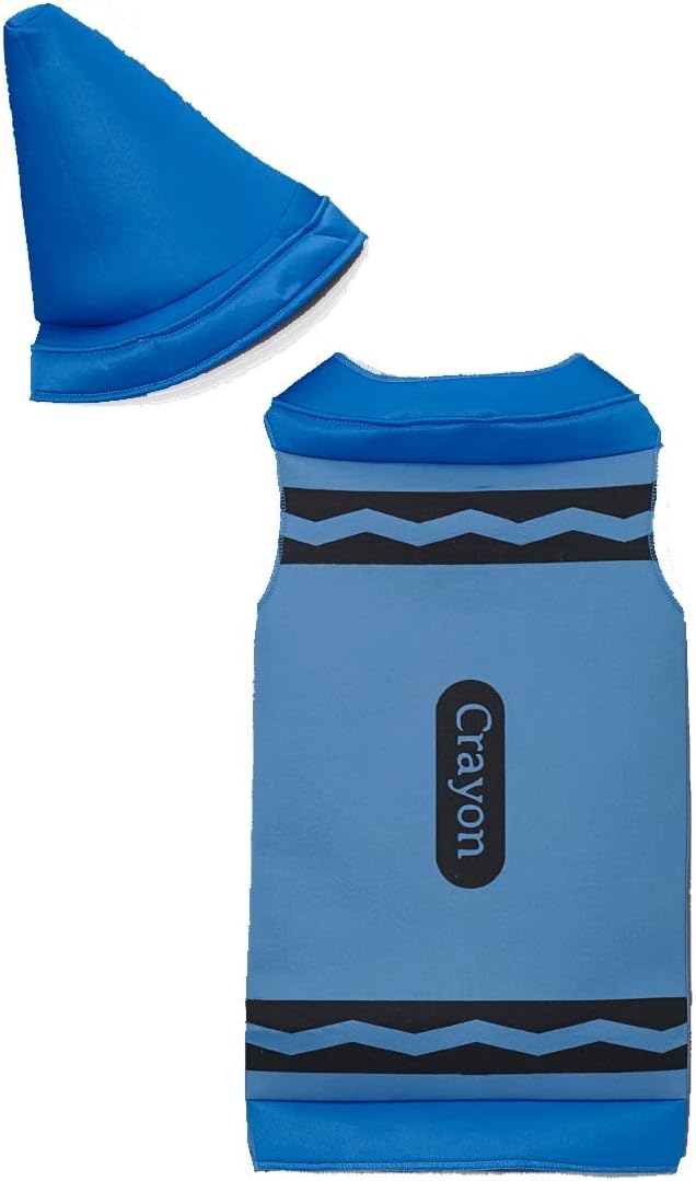 Dress Up America Blue Crayon Costume for Kids