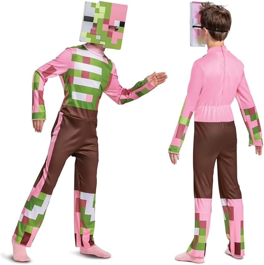 Zombie Pigman Costume for KidsHalloweenMinecraft Costumes
