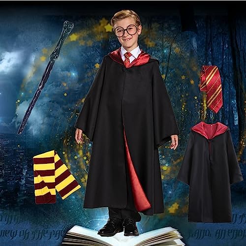 Wizard Costume Party Cosplay Set for Kids