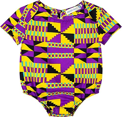Vibrant African Dashiki Print Kids Jumpsuit