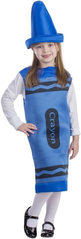 Dress Up America Blue Crayon Costume for Kids