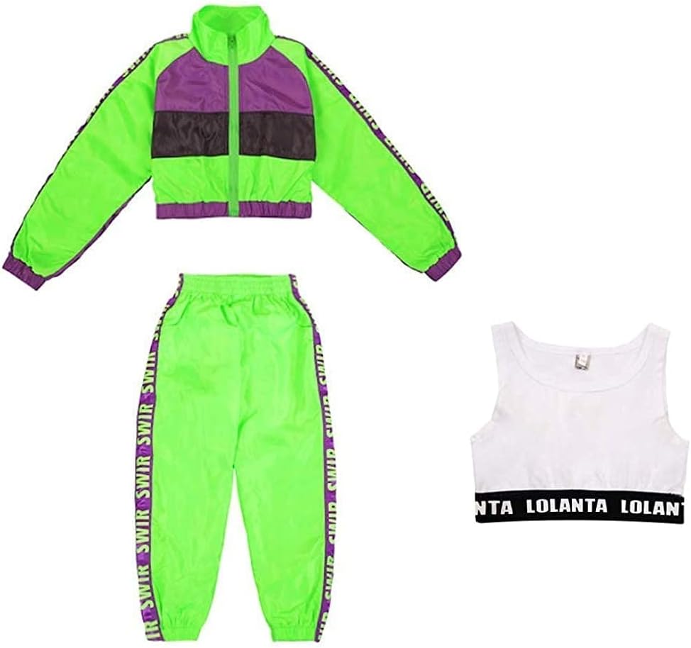 Dance Costumes Set for Girls Modern Hip Hop Style