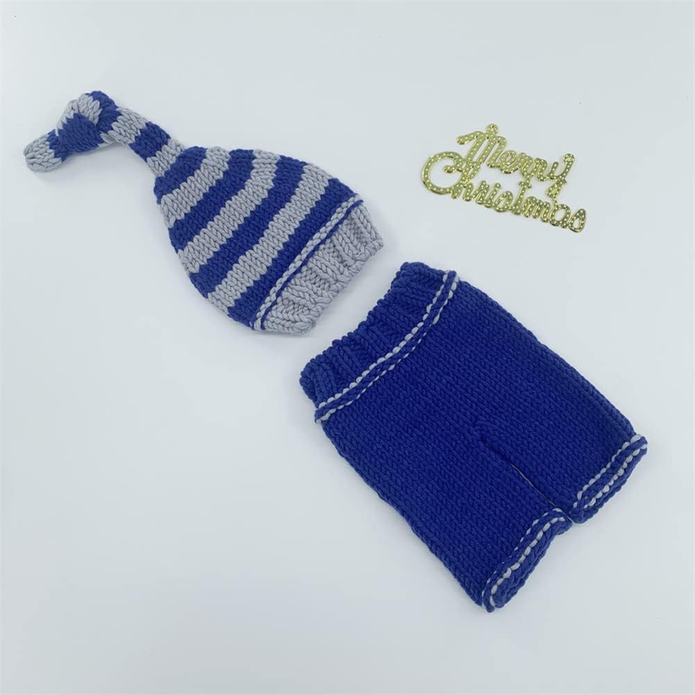 Vemonllas Newborn Knit Hat Pants Set forhoots