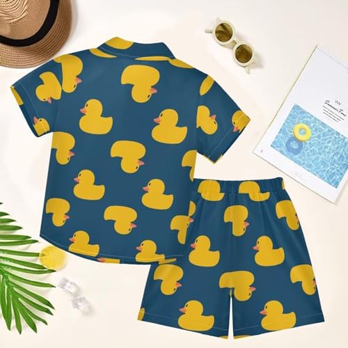 Visesunny Toddler Boys Quick-Dry Casual Shirts Shorts Set