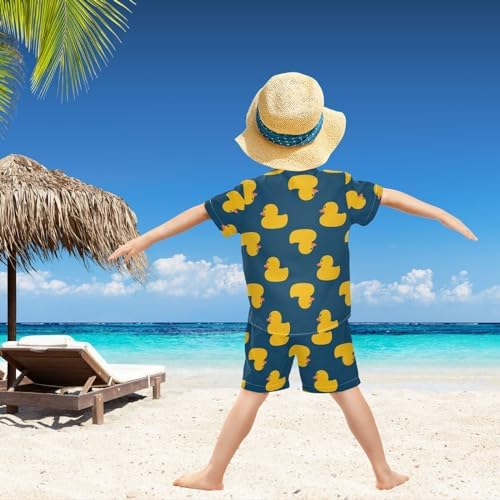 Visesunny Toddler Boys Quick-Dry Casual Shirts Shorts Set