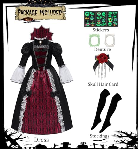 Royal Vampire Costume Girls Halloween
