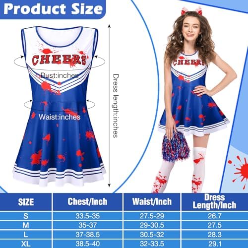 Cheerleader Halloween Costume for Women
