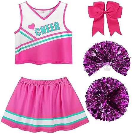 ReliBeauty Cheerleader Costume for Girls