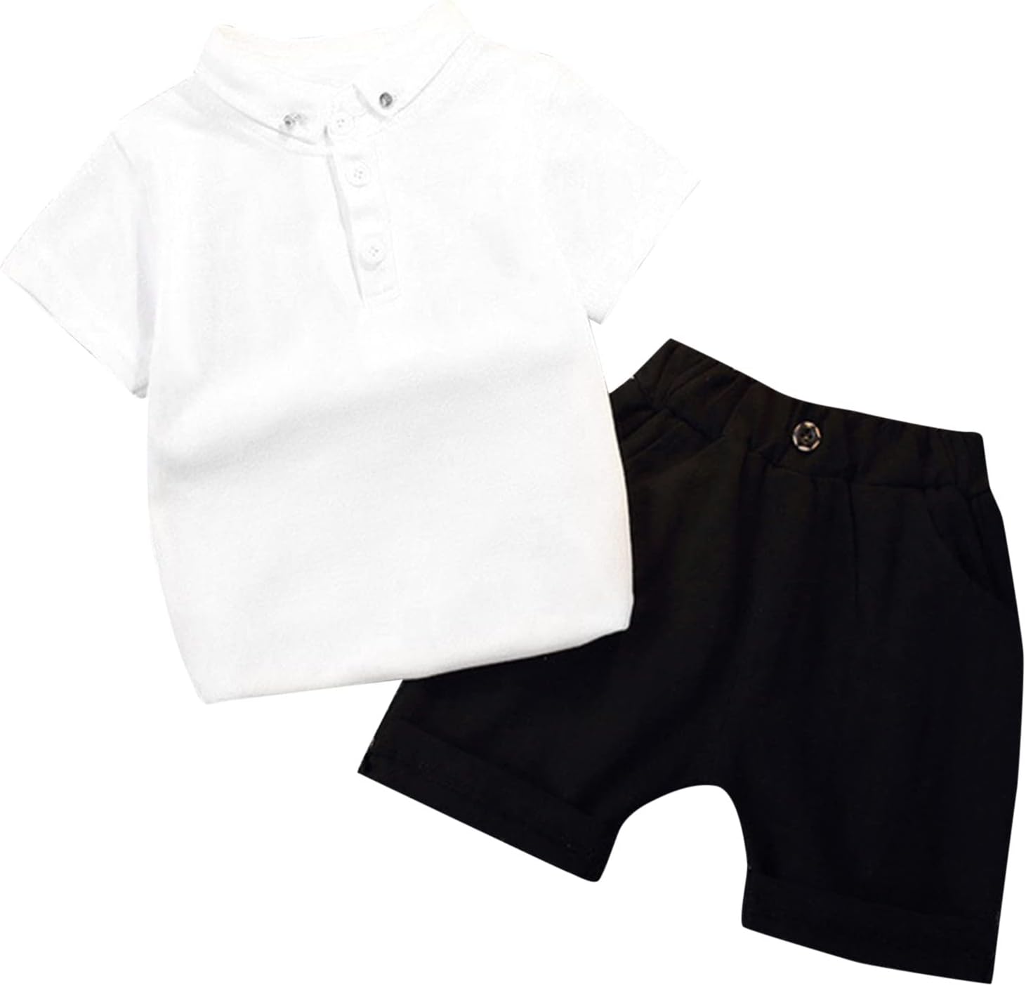 Fun Toddler Short Sleeve T-Shirt Set for Boys Girls