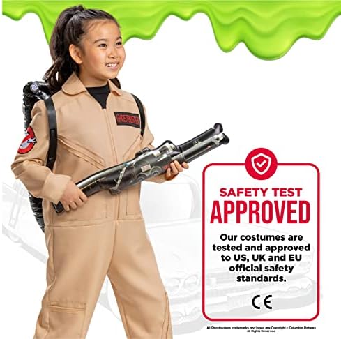 Disguise Ghostbusters Costume for Kids official Ghostbusters classic jumpsuit with Proton Pack