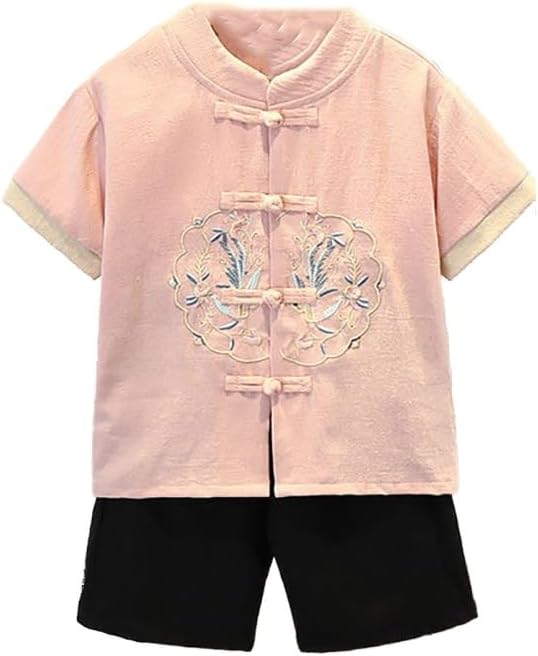 Quenny Chinese New Year Boys Summer Hanfu-Inspired designer summer dress