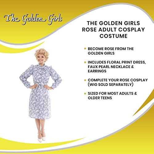 Golden Girls Officially Licensed Rose Costume Medium