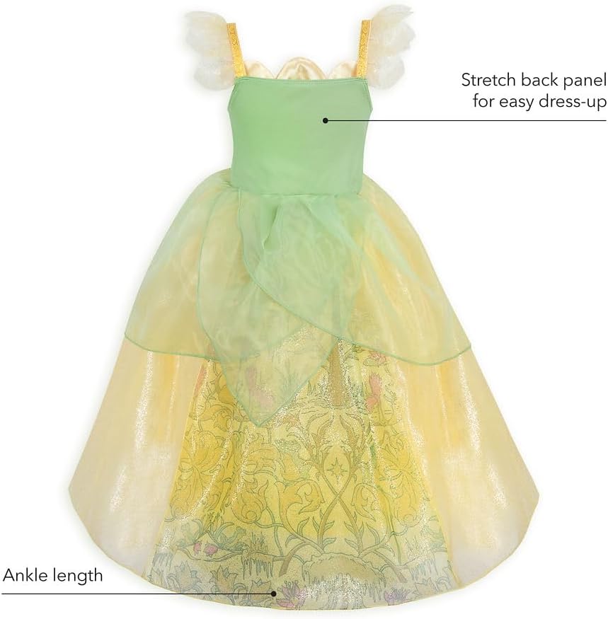 Multicolored Tiana Costume Kids