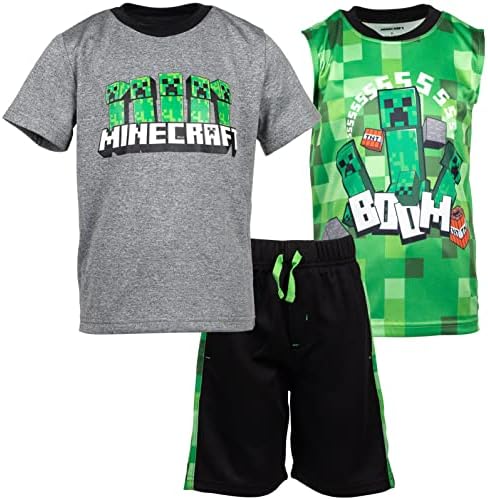 Minecraft Creeper 3-Piece Outfit Set