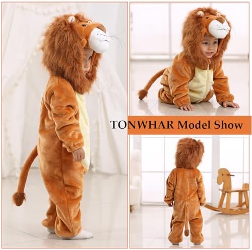 TONWHAR Halloween Cosplay Lion Costume for Kids