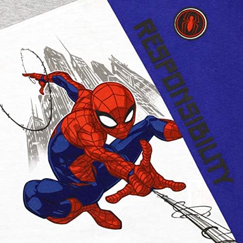 Marvel Boys Spider-Man T Schultz Shorts Set - Spandex Elastic Fit