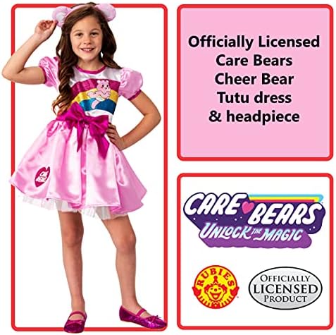 Cheer Bear Costume Dress Rubies Care Bears impressed by cheesecake