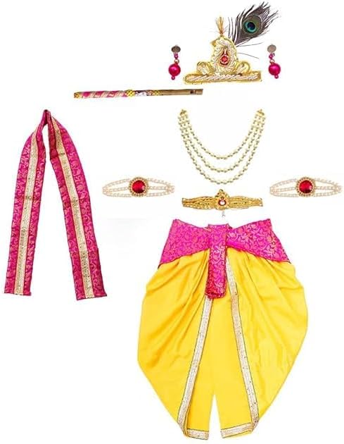 Krishna Dress for Baby Diaper-Friendly Easy to Care