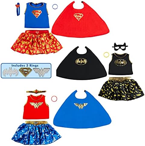 DC Super Hero Trunk Set for Kids Wonder Woman Batman Superman