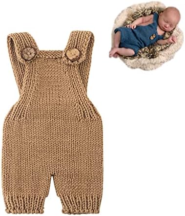 Vemonllas Newborn Photography Romper mohair Crochet Knit