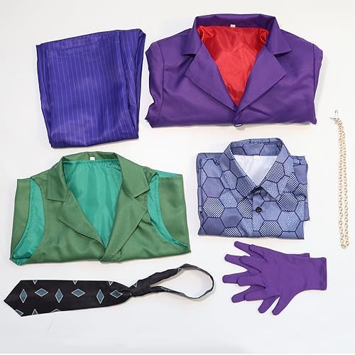Kubras Joker Costume for Kids Boys - Halloween Wear