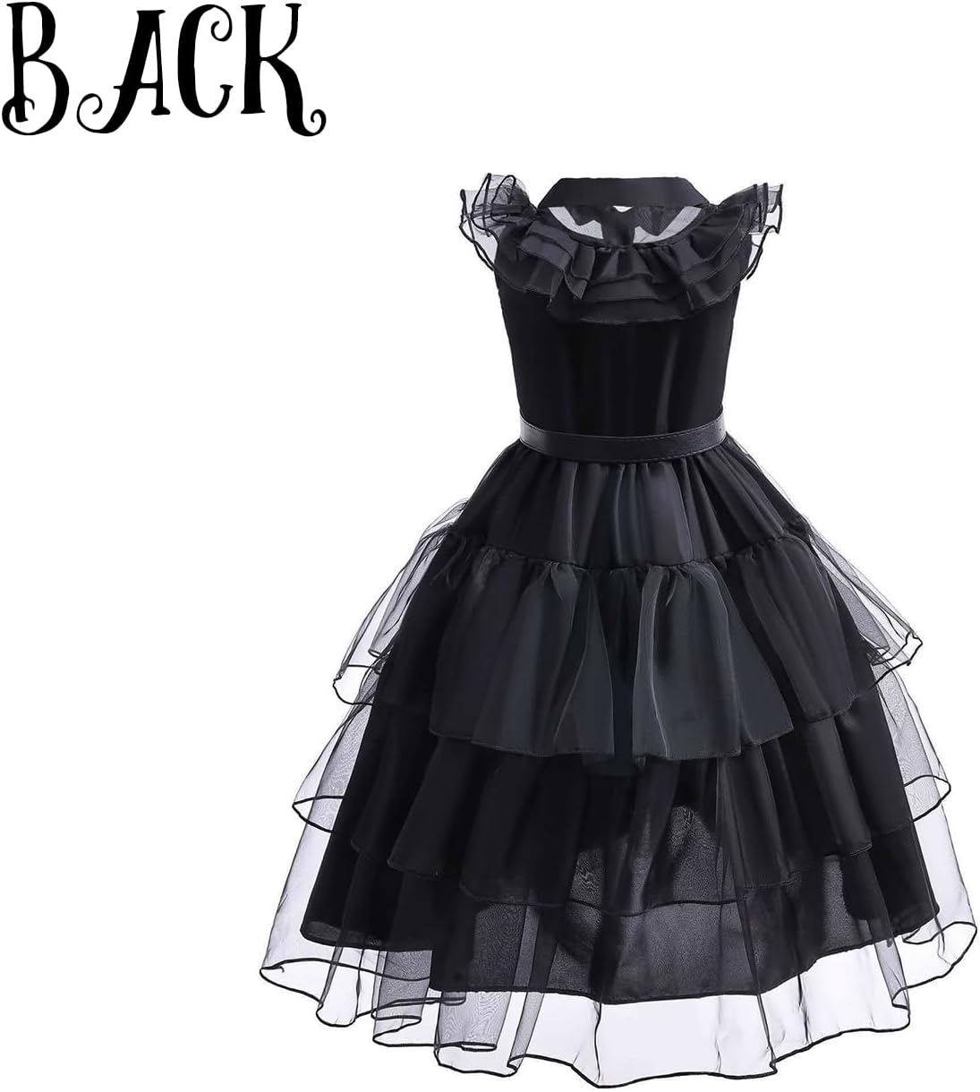 Black Gothic Princess Dress for Kids Halloween Costume