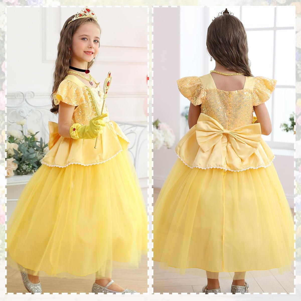 Belle Yellow Princess Costume