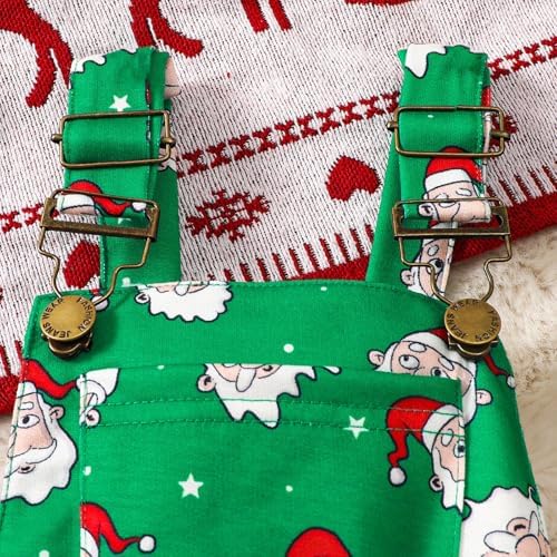 DecCrop Christmas Suspender Pant Jumpsuit