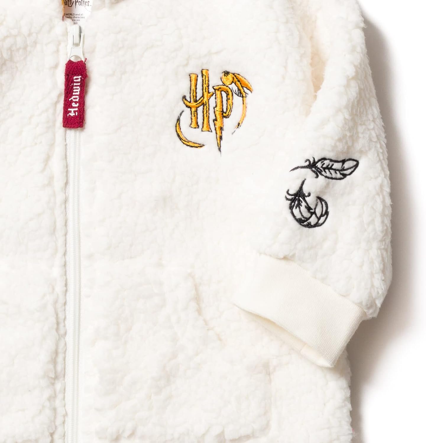 Harry Potter - Hedwig Owl Diaper Size Fleece Zip Up Costume
