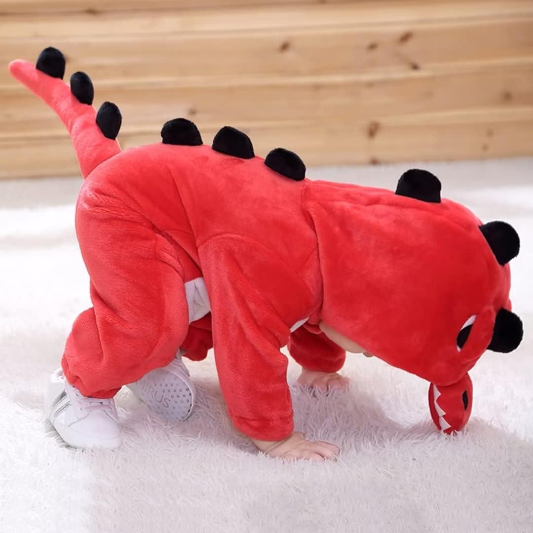 QIAONIUNIU Halloween Baby Dinosaur Romper 1-60 Months