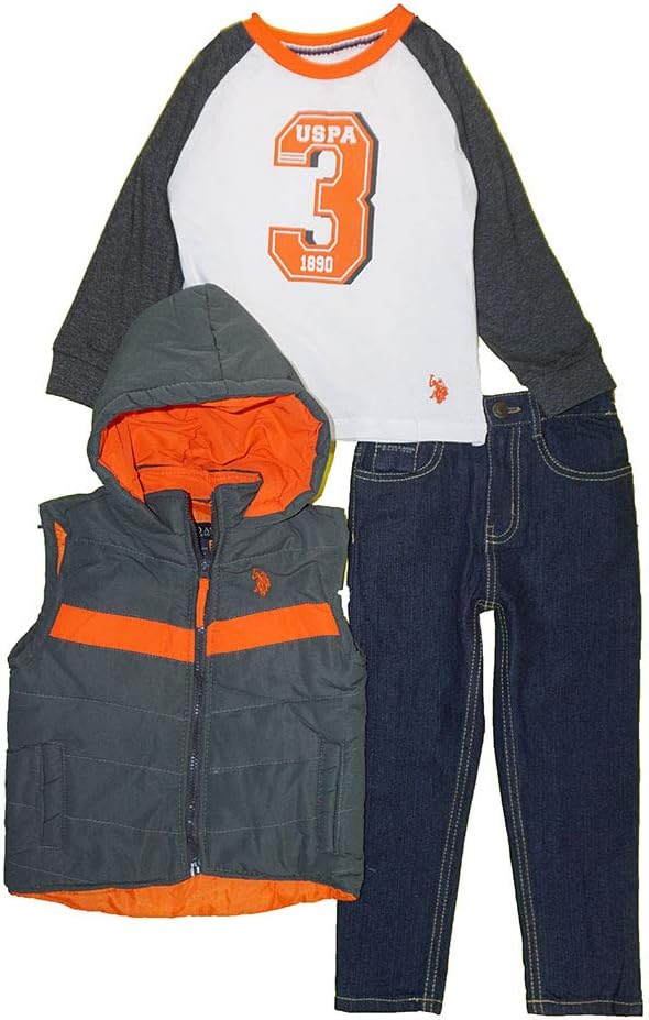 US Polo Assn Boys T-Shirt Jeans Set