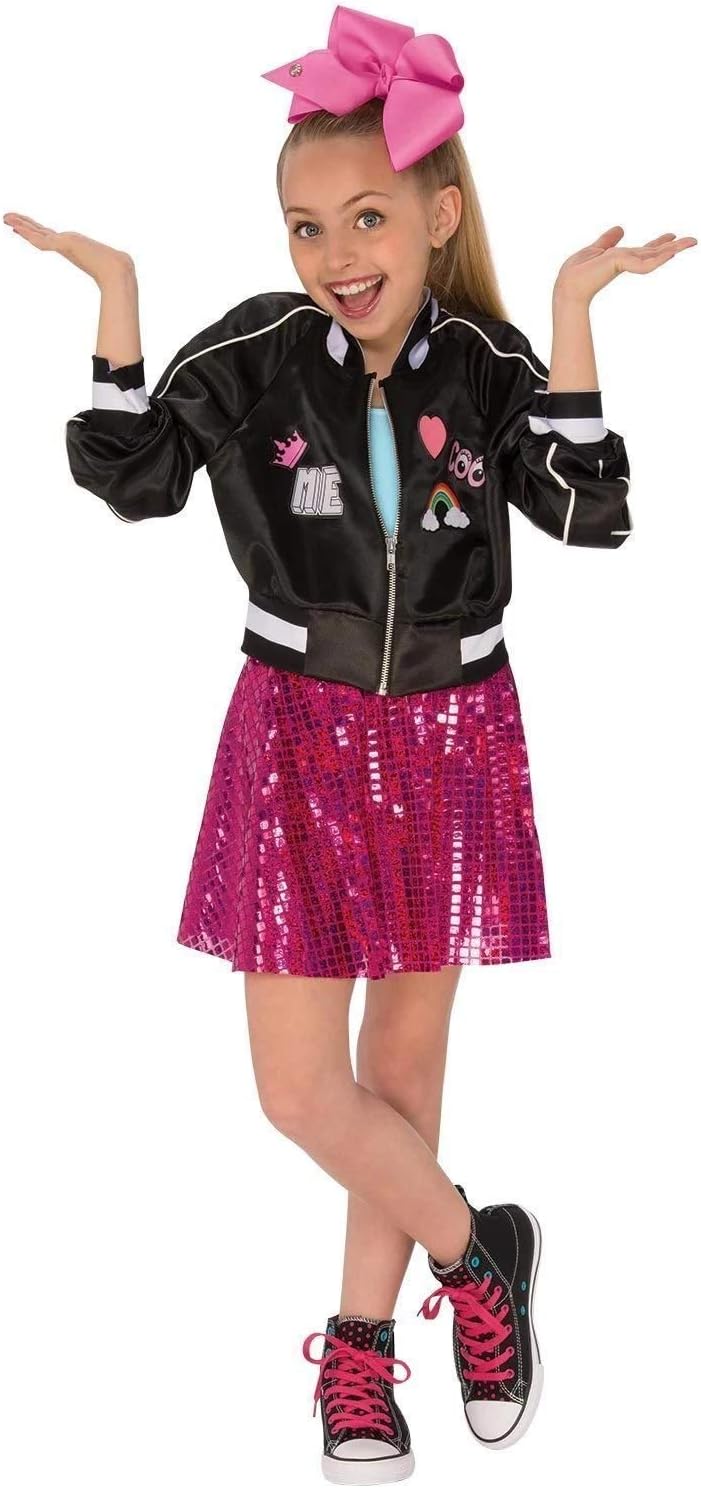 Jojo Siwa Jacket Skirt Costume Medium Rubies Childs Costume