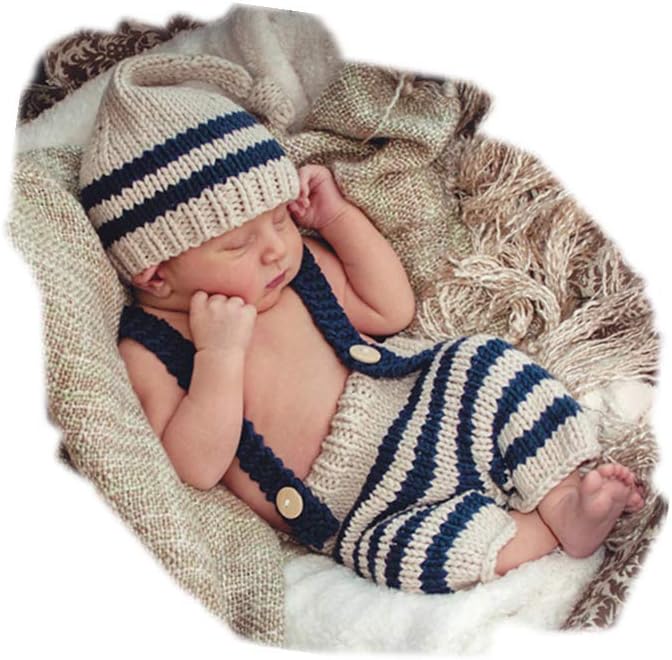 Vemonllas Newborn Baby photographers props crocheted connectummies