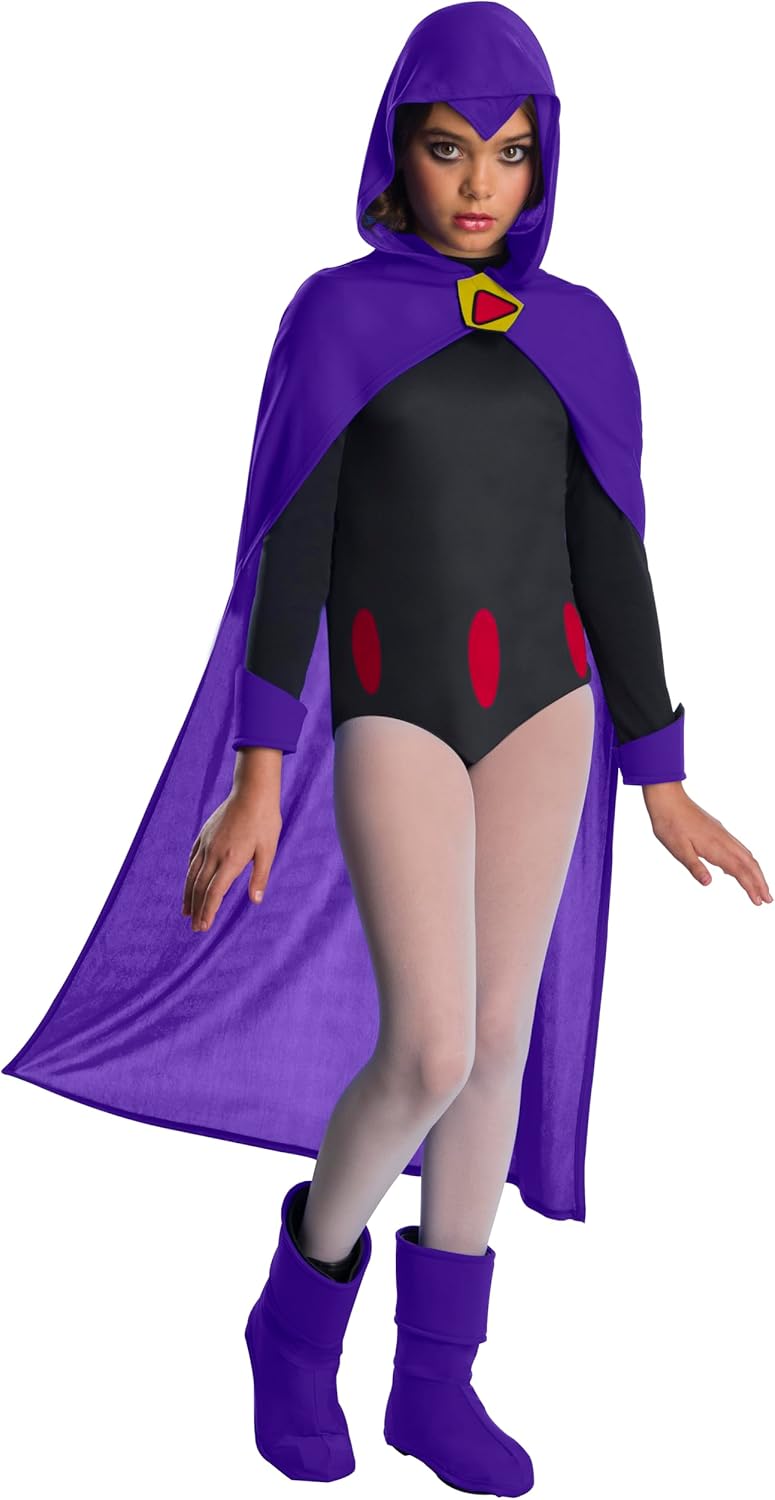 Rubies Childs Costume Teen Titans Go Movie Deluxe Raven
