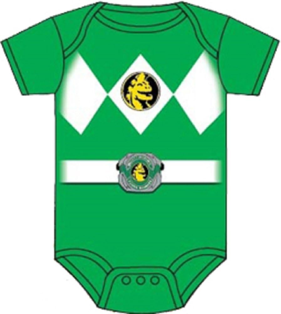 Power Rangers Baby Ranger Costume Romper Onesie - 100 Cotton