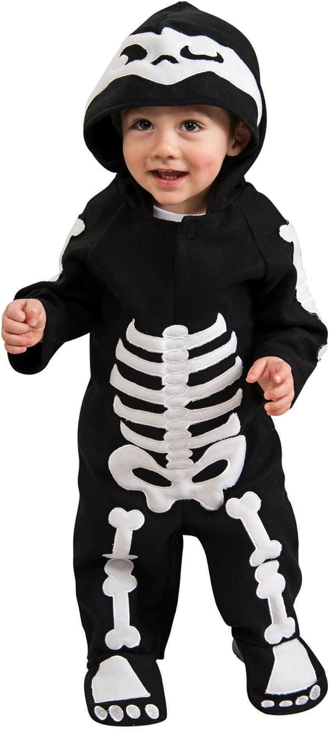Adorable Skeleton Romper for Halloween