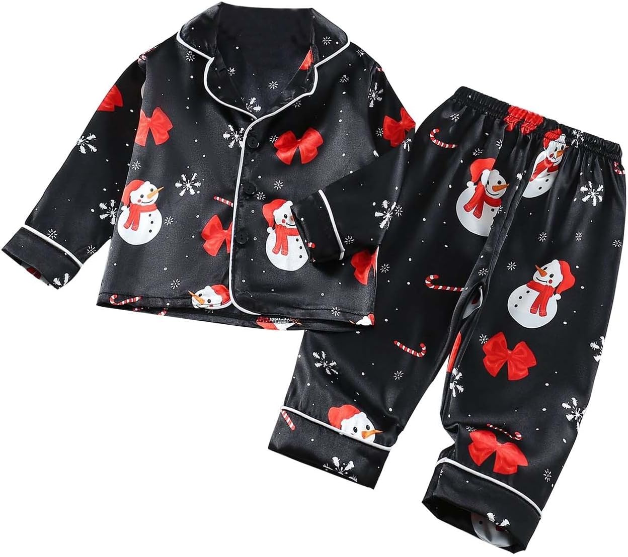 Little Snowman Printed Long Sleeve Set