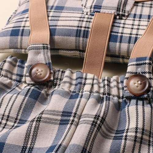 Vomdrok - Newborn Photography set Cutesy Overalls with Hat Bowtie