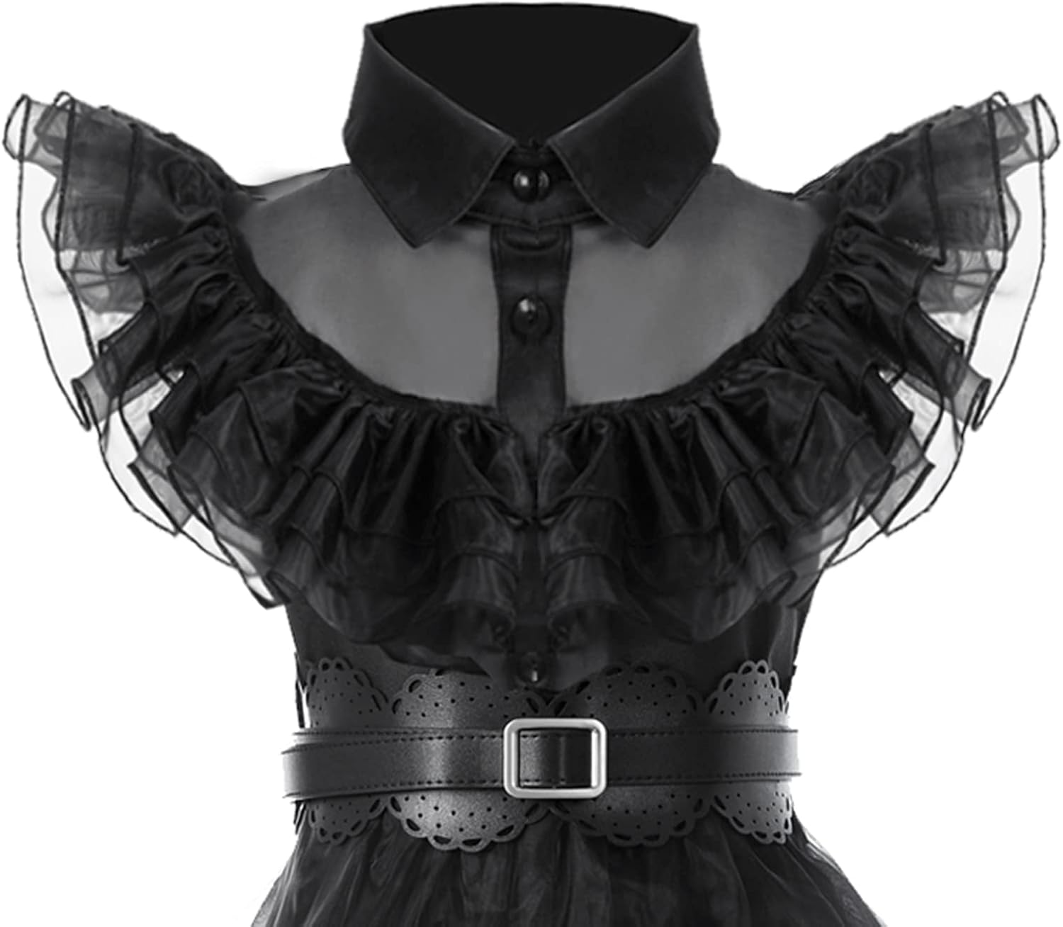 Girls Black Princess Halloween Costume Outfit for Kids