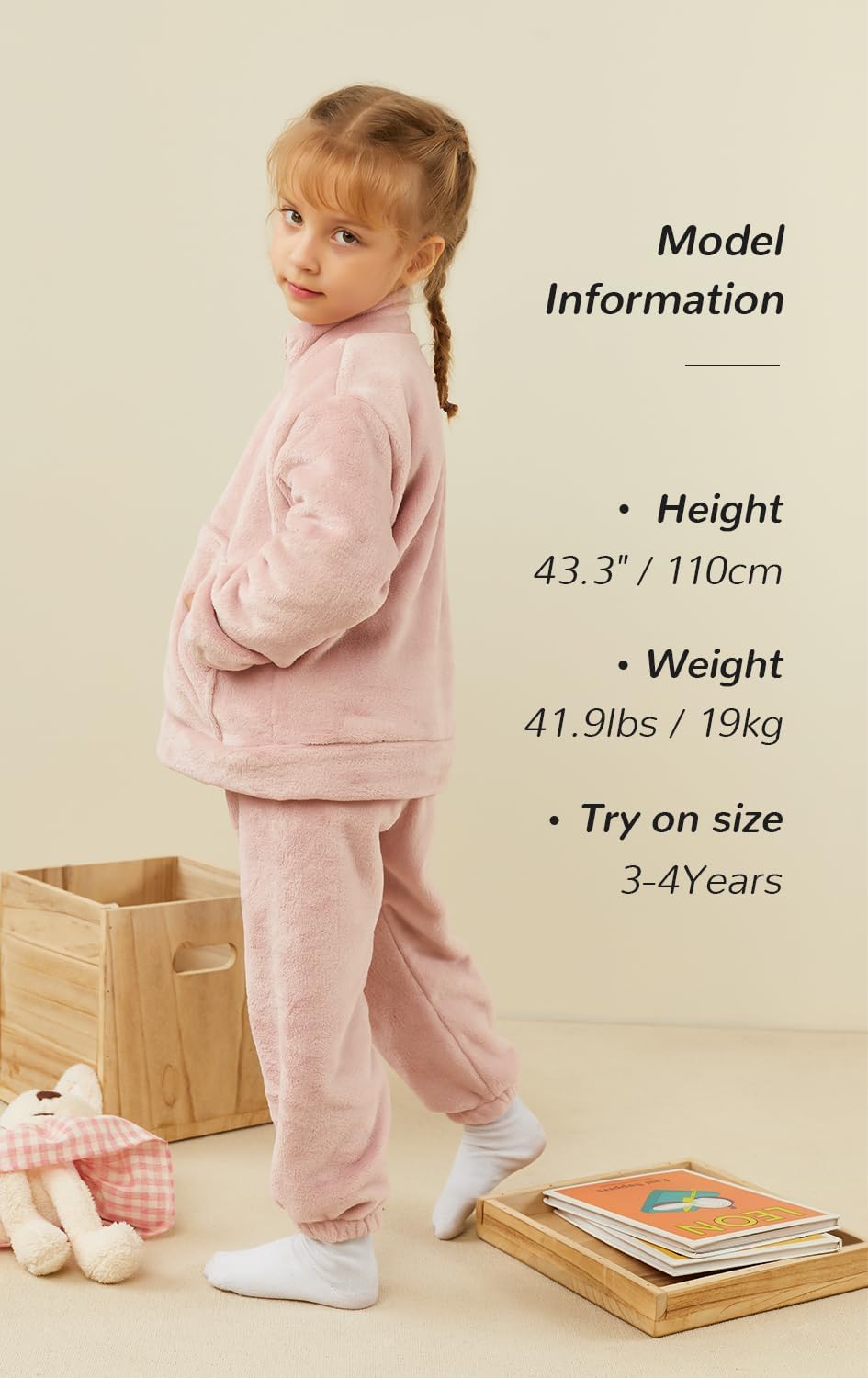 Comfortable Winter Flannel Set for Kids