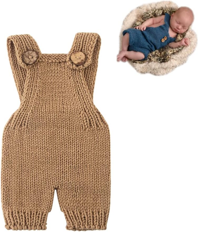 Vemonllas Newborn Photography Romper mohair Crochet Knit