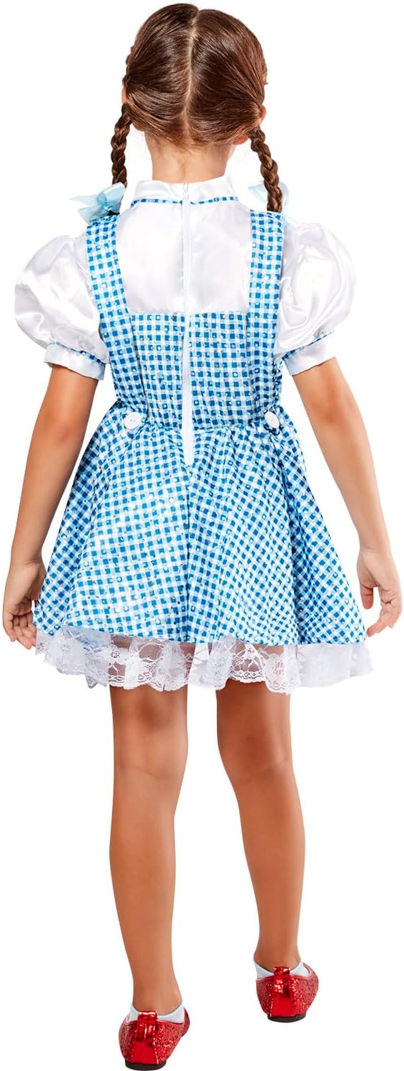 Sequined Blue Gingham Dorothy Costume