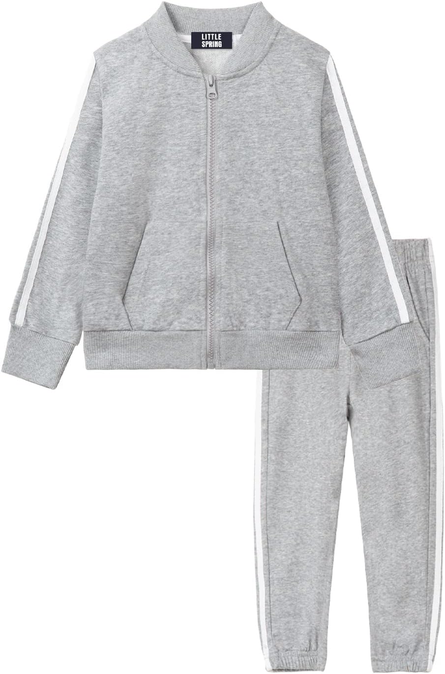LittleSpring Little Boys Girls Tracksuit Set