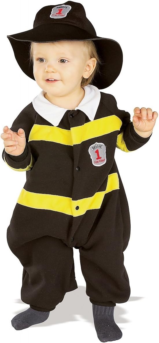 Firefighter Newborn Romper - Rubies