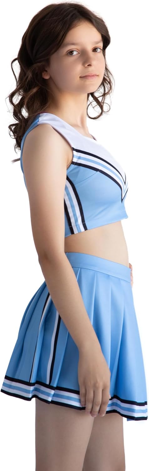 Cheerleader Princess Halloween Costume Girls 8-14 Years Add a Sparkle