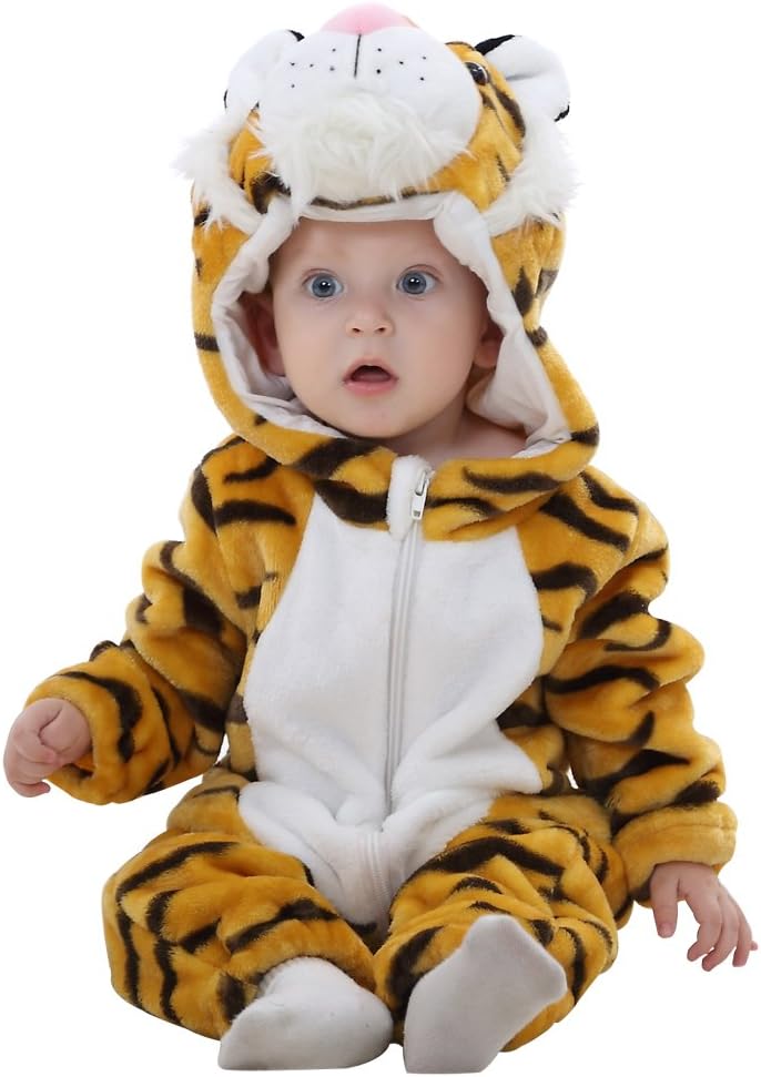 MICHLEY Animal Costume for Kids Halloween Trick or Treating Jumpsuit