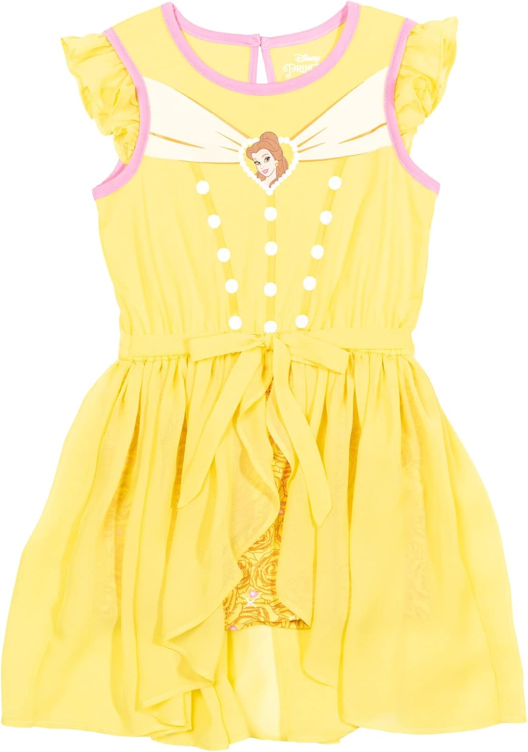 Disney Princess Girls Romper Skirt Overlay