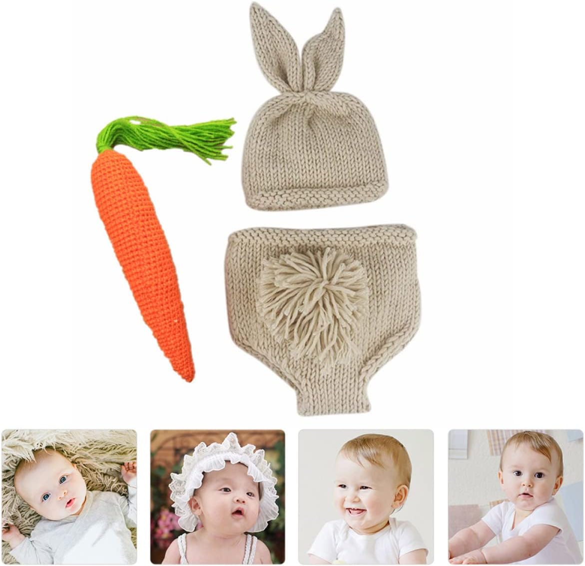 Abaodam Handmade Rabbit Costume for Babies